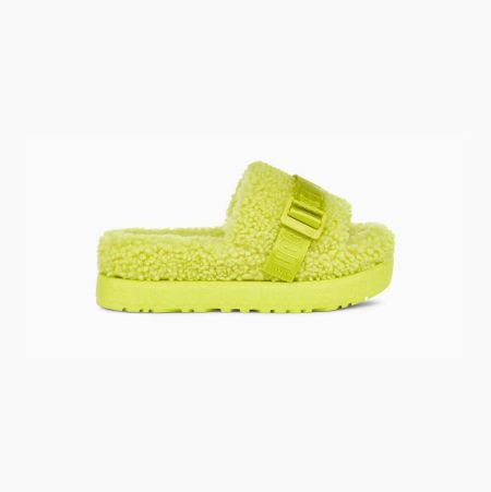 UGG Fluffita Light Yellow Slippers for Women (RYVM74138)